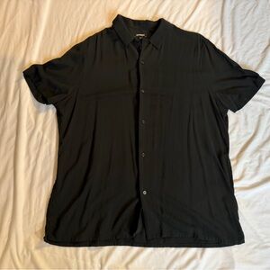 Express Black Casual Button Down Shirt